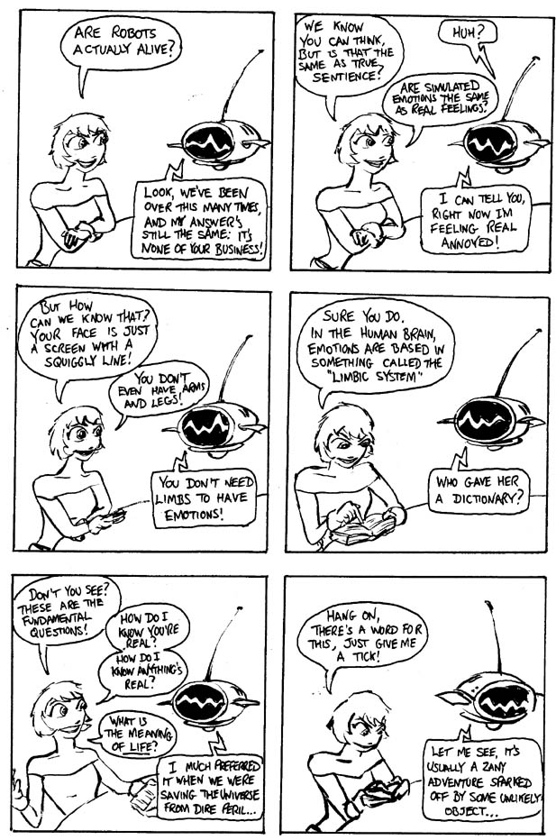 Space Girl and the Meaning of Life, page 2