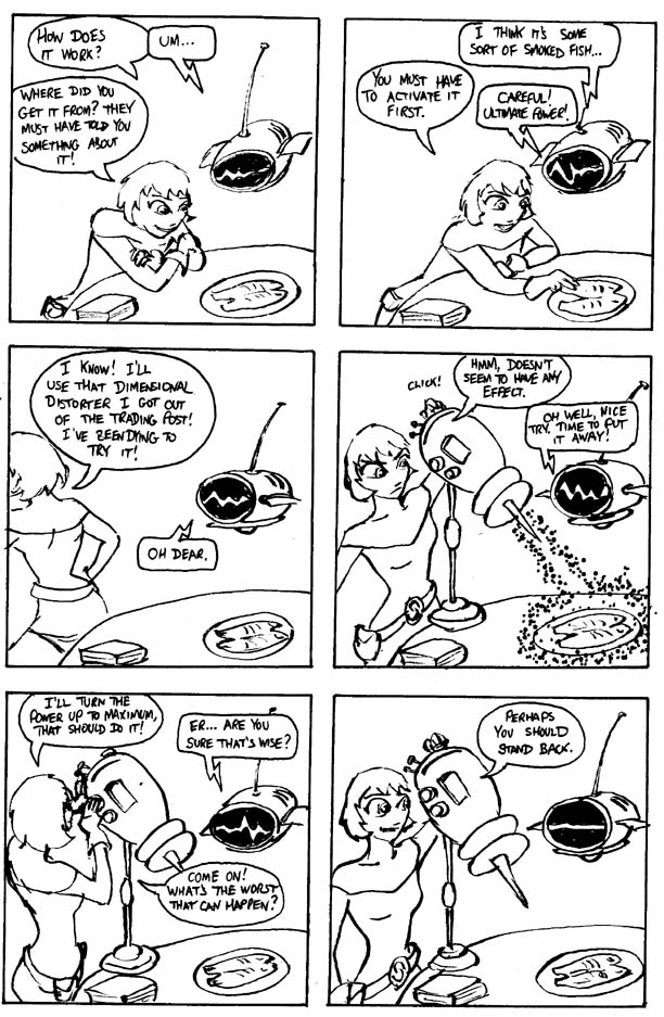 Space Girl and the Meaning of Life, page 4